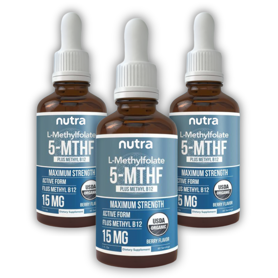 L-Methylfolate + Methyl B-12 Drops